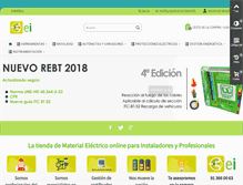 Tablet Screenshot of elinstaladorelectricista.es